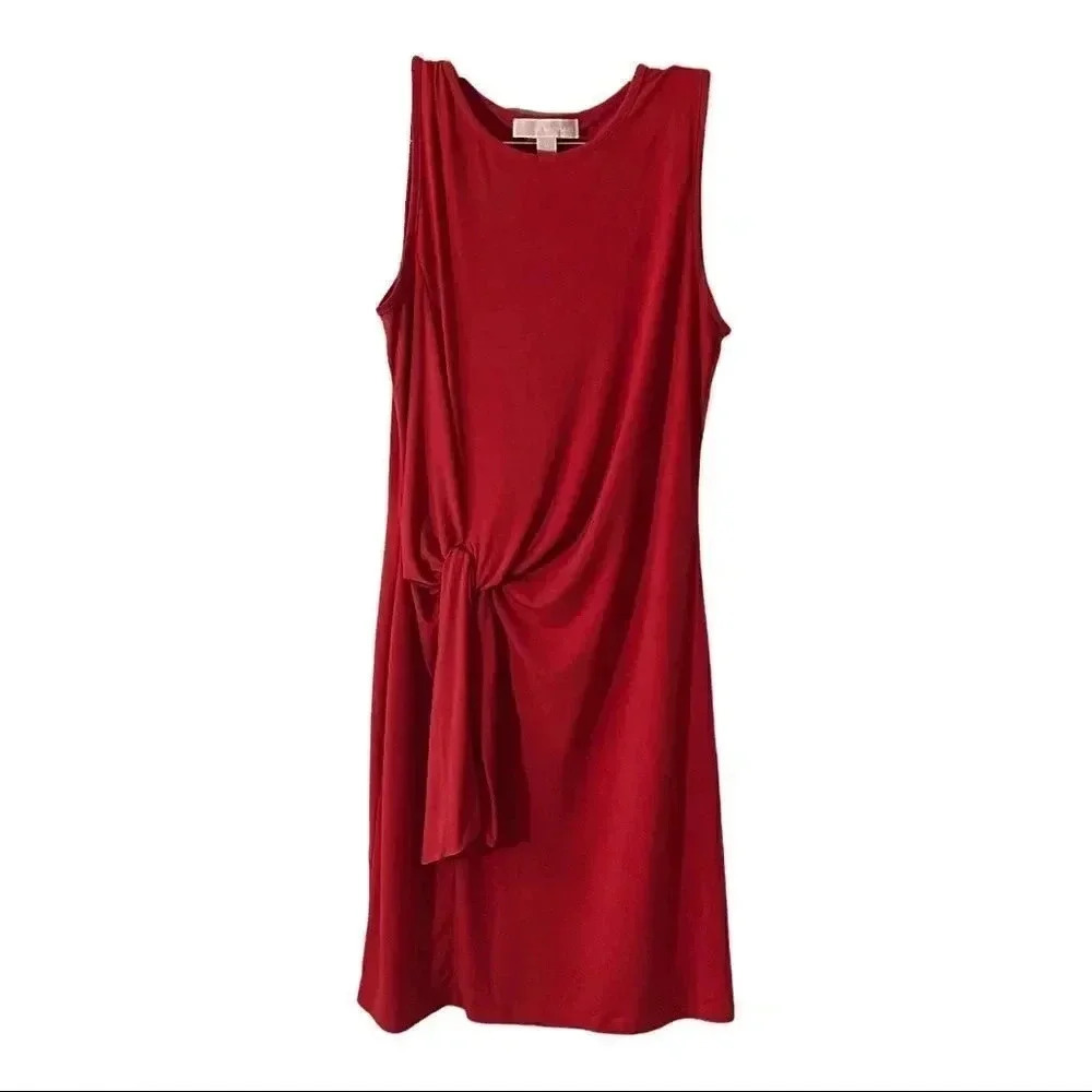 Michael KORS red dress size M EUC - Picture 8 of 9